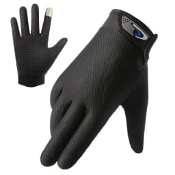 Summer Men Fishing Gloves Women Two Finger Cut Male Touchscreen Angling Anti-Slip Sun-Proof Breathable Cycling Fitness Gloves