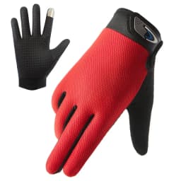Summer Men Fishing Gloves Women Two Finger Cut Male Touchscreen Angling Anti-Slip Sun-Proof Breathable Cycling Fitness Gloves