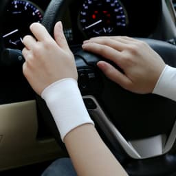 Ice Silk Sports Fitness Wrist Brace Men's Thin Wrist Guard Elastic Short Women's Scar Tattoo Cuff Fake Sleeve Play Basketball