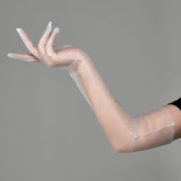 New Sexy Gloves Transparent Women Sheer Tulle Thin Mesh Wedding Driving Club Party Prom Dancing Dress Etiquette Long Glove