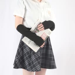 Elastic Y2K Gothic Lolita Gloves Arm Cover Harajuku Arm Warmers Fingerless Punk Long Wristband Metallic Unisex Hip-hop Gloves