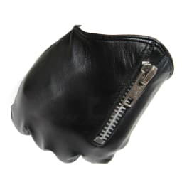men's leather gloves fashion classic short side zipper fit tight style real Italy Unisex women touch screen gloves