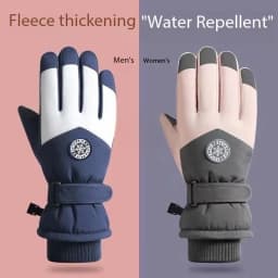Autumn Winter Women Gloves Touch Screen Windproof Warm Riding Snow Play Men and Women Warm Gloves