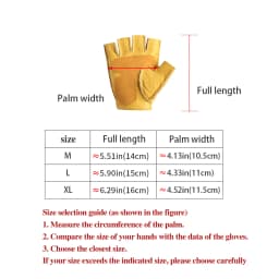 Mens Fingerless Half Finger Driving Fitness Motorcycle Cycling Goatskin NEW Men Pu Leather Gloves Mittens