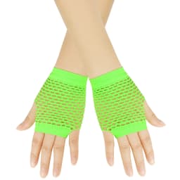 1 Pair Women Short Fishnet Net Gloves Fingerless Mesh Gloves Punk Rock Fancy Night Club Party Arm Warmer Gloves Sexy Gloves Hot