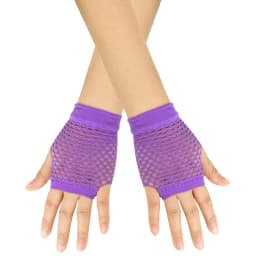 1 Pair Women Short Fishnet Net Gloves Fingerless Mesh Gloves Punk Rock Fancy Night Club Party Arm Warmer Gloves Sexy Gloves Hot