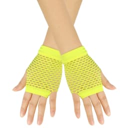 1 Pair Women Short Fishnet Net Gloves Fingerless Mesh Gloves Punk Rock Fancy Night Club Party Arm Warmer Gloves Sexy Gloves Hot