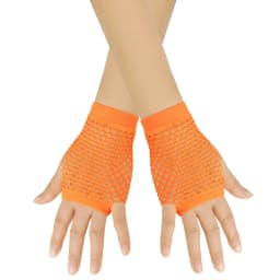 1 Pair Women Short Fishnet Net Gloves Fingerless Mesh Gloves Punk Rock Fancy Night Club Party Arm Warmer Gloves Sexy Gloves Hot