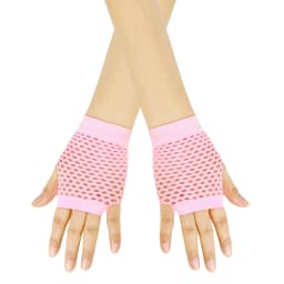 1 Pair Women Short Fishnet Net Gloves Fingerless Mesh Gloves Punk Rock Fancy Night Club Party Arm Warmer Gloves Sexy Gloves Hot