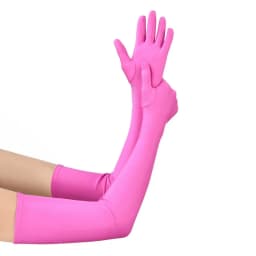 Women Solid Fashion Multicolor Spandex Long Gloves 53cm Wedding Cosplay Masquerade Party Elasticity Accessories Props