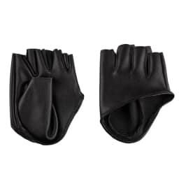Pu Leather Fingerless Glove For Goth Punk Rock Lolita Harajuku Stage Performance Party Women Lolita Cosplay Half Finger Gloves