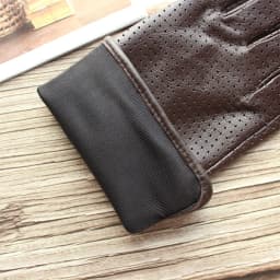 New Women's Fashionable Sheepskin Gloves Color Mesh Breathable Fashion Short Genuine Leather Gloves