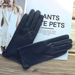New Women's Fashionable Sheepskin Gloves Color Mesh Breathable Fashion Short Genuine Leather Gloves