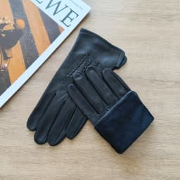 Men's Thin Sheepskin Leather Gloves Summer Outdoor Sunscreen for Cycling And Driving