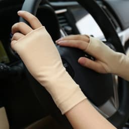 Summer Fingerless Sunscreen Gloves for Men and Women Thin Cover Scars Tattoo Sports Street Dancedriving Riding Fingerless