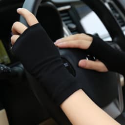 Summer Fingerless Sunscreen Gloves for Men and Women Thin Cover Scars Tattoo Sports Street Dancedriving Riding Fingerless