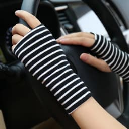 Summer Fingerless Sunscreen Gloves for Men and Women Thin Cover Scars Tattoo Sports Street Dancedriving Riding Fingerless