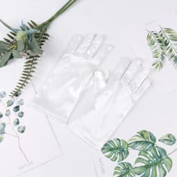 23cm 38cm 55cm Women Imitation Satin Silk Smooth Solid High Elasticity Stage Performance Dinner Etiquette Multicolor Gloves