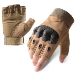 Men's WoMen's Summer Tactical Gloves Half Finger Reinforced Palm Durable Anti-Slip Protective Military Style for Hunting Cycling
