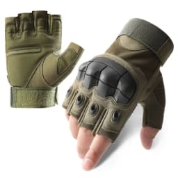 Men's WoMen's Summer Tactical Gloves Half Finger Reinforced Palm Durable Anti-Slip Protective Military Style for Hunting Cycling