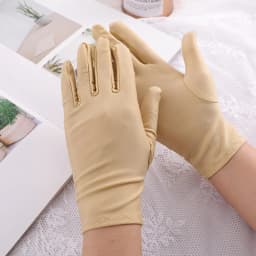 Women Sunscreen Short Drive Cycling Cover Up Scars Spandex Solid Etiquette Gloves Multicolor Breathable Thin Elasticity Soft
