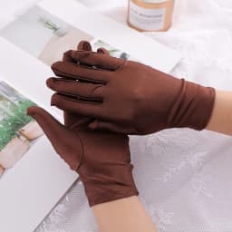 Women Sunscreen Short Drive Cycling Cover Up Scars Spandex Solid Etiquette Gloves Multicolor Breathable Thin Elasticity Soft