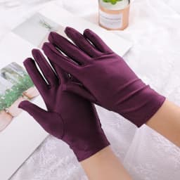 Women Sunscreen Short Drive Cycling Cover Up Scars Spandex Solid Etiquette Gloves Multicolor Breathable Thin Elasticity Soft