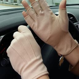Men Summer Sports Fitness Non-slip Cycling Sunscreen Short Sun Mittens Thin Cotton Breathable Touch Screen Driving Gloves L20