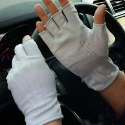 Men Summer Sports Fitness Non-slip Cycling Sunscreen Short Sun Mittens Thin Cotton Breathable Touch Screen Driving Gloves L20