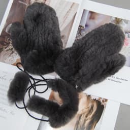 Hot Sale Natural Real Rex Rabbit Fur Gloves Good Elastic Women Winter Knitted Real Rabbit Fur Mittens Outdoor Genuine Fur Gloves