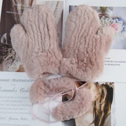 Hot Sale Natural Real Rex Rabbit Fur Gloves Good Elastic Women Winter Knitted Real Rabbit Fur Mittens Outdoor Genuine Fur Gloves