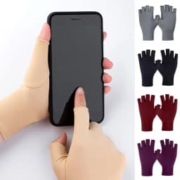 Elastic Half-finger Gloves Anti-ultraviolet Fingerless Gloves Thin Uv Protection Gloves Women Mitten Summer Fingerless Mittens