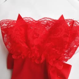 Ladies Important Dress Gloves Short Net Yarn Lace Bow Gloves Red Black Beige White B100