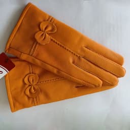 Women Genuine Leather Winter Warm Glove Ladies Real Sheep Leather Gloves Girls Driving Fashion Female Luxury Wool lined Gloves