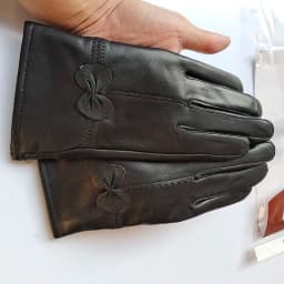 Women Genuine Leather Winter Warm Glove Ladies Real Sheep Leather Gloves Girls Driving Fashion Female Luxury Wool lined Gloves