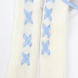 2024 Women Autumn Winter Knit Arm Sleeves Japanese White Goth Kawaii Lolita Fingerless Gloves Leg Warmers Harajuku Stockings