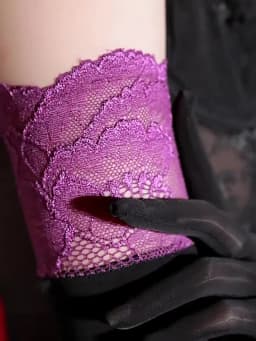 55CM Women's Long Smooth Sexy Stockings Gloves Seductive Lace Cuff Decor Elegant Evening Party Cosplay Clubwear High Stretch