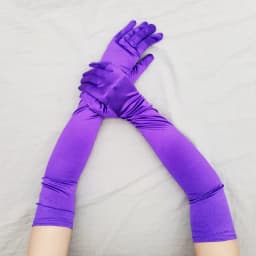 Women 55CM Long Ceremonial Gloves Stretch Satin Retro Party Prom Cosplay Ladies Bridal Wedding Dress Fashion Accessories T139