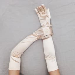Women 55CM Long Ceremonial Gloves Stretch Satin Retro Party Prom Cosplay Ladies Bridal Wedding Dress Fashion Accessories T139
