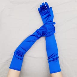 Women 55CM Long Ceremonial Gloves Stretch Satin Retro Party Prom Cosplay Ladies Bridal Wedding Dress Fashion Accessories T139