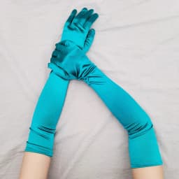Women 55CM Long Ceremonial Gloves Stretch Satin Retro Party Prom Cosplay Ladies Bridal Wedding Dress Fashion Accessories T139