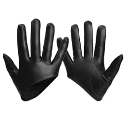 1 Pair Fashion Women Tight Full Finger Gloves Imitation PU Leather Sexy Half Palm Gloves Party Performance Black Short Mittens