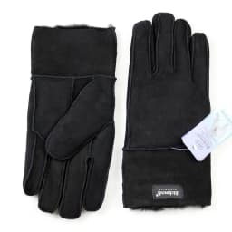 Winter Warm Sheepskin Fur Gloves Men Thickened Outdoor Motorcycle Riding Windproof and Cold-Proof Leather Points Wool