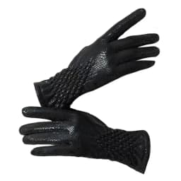 Women's Winter Velvet Keep Warm Gloves Fashion Snake Skin Pattern Touchable Screen Fingered Elasticity Windproof Cycling Gloves
