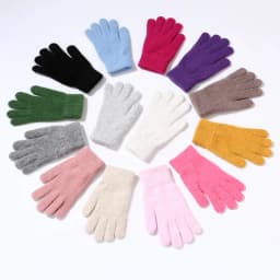 New Winter Thickened Solid Full Finger Gloves Women Men Autumn Knitted Mittens Hand Warmer Gloves Outdoor Cycling Soft Gloves