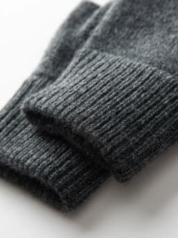 Winter Women 100% Cashmere Mitts 15cm Knitted Fingerless Gloves Y2k Thermal Gloves Semi Finger Lengthen Mittens Arm Warmers