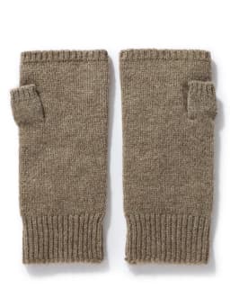 Pure Wool Knit Mittens Autumn Winter Fingerless Gloves Cable Seamless Comfy Warm 100 Wool Thumb Hole Mitts Unisex