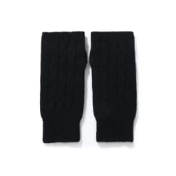 Pure Wool Knit Mittens Autumn Winter Fingerless Gloves Cable Seamless Comfy Warm 100 Wool Thumb Hole Mitts Unisex