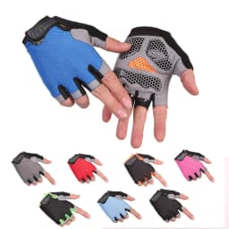 Women Cycling Bicycle Gloves Half Finger Gym Gloves Men Mitten Breathable Anti-slip Glove Fitness Sport Training Gloves