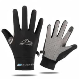 Ice Silk Gloves Summer Breathable Non-slip Cycling Gloves Unisex Sunscreen Touchscreen Outdoor Sports Driving Fishing Gloves